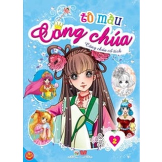 Sách tô màu công chúa cổ tích - tập 2