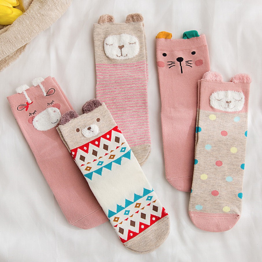 Vớ dài/ tất dài hình thú Mua Tất ngộ nghĩnh (muatatshop)