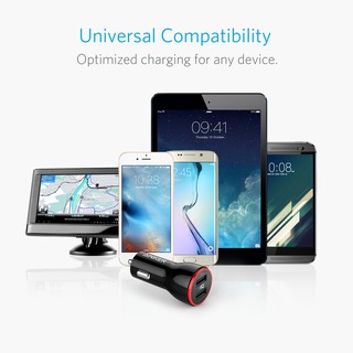 Sạc ô tô Anker 2 cổng, 24w [PowerDrive 2, 24w] model A2310