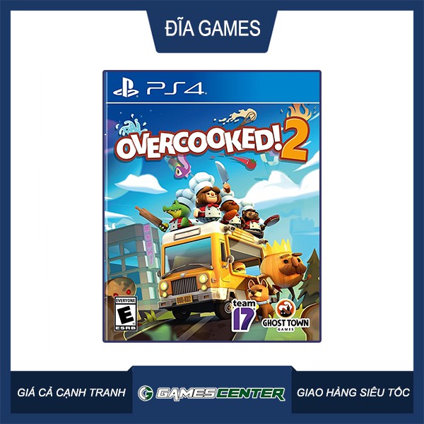 Đĩa game PS4 Overcooked! 2