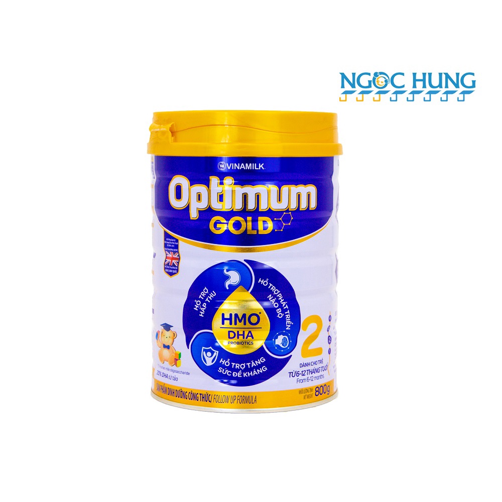 Sữa bột Optimum Gold số 1,2,3,4 lon thiếc 850g cho bé