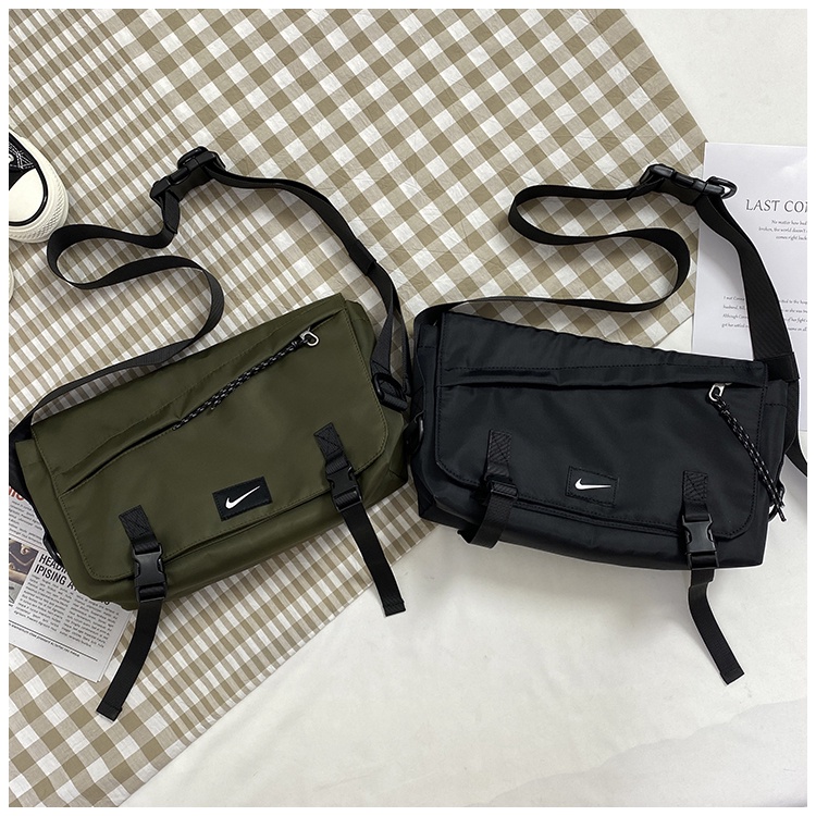 Ready Stock Túi Nike Messenger Dung Lượng Lớn Túi đeo Vai Của Nam Giới Du Lịch Tai Nghe Ba Lô Túi Lưu Trữ Túi đeo Vai