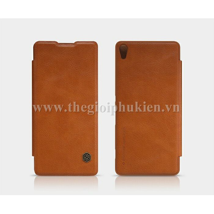 Bao da cho Sony Xperia XA chính hãng Nillkin Qin Leather Case ( có ngăn để thẻ )