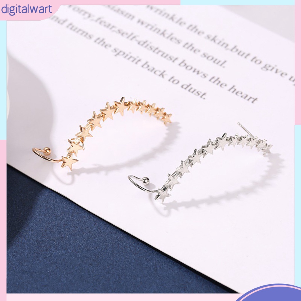 Khuyên vành tai hình ngôi sao năm cánh thời trang cho nữ