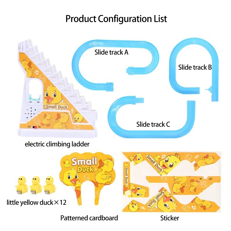 Đồ Chơi Xe Hơi Vịt Leo Cầu Thang Có Nhạc Và Đèn Nhấp Nháy Thú Vị Cho Trẻ Em Khuyến Mãi Colo