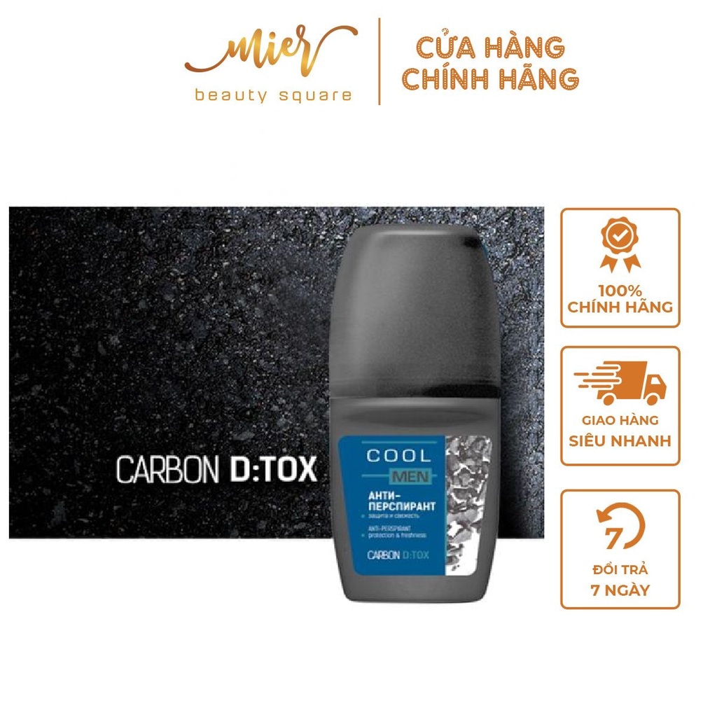 Lăn Khử Mùi Than Hoạt Tính Cho Nam  Cool Men Carbon 50ml