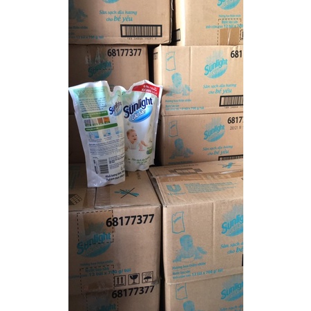 Combo 3 gói nước lau sàn Sunlight chanh xả