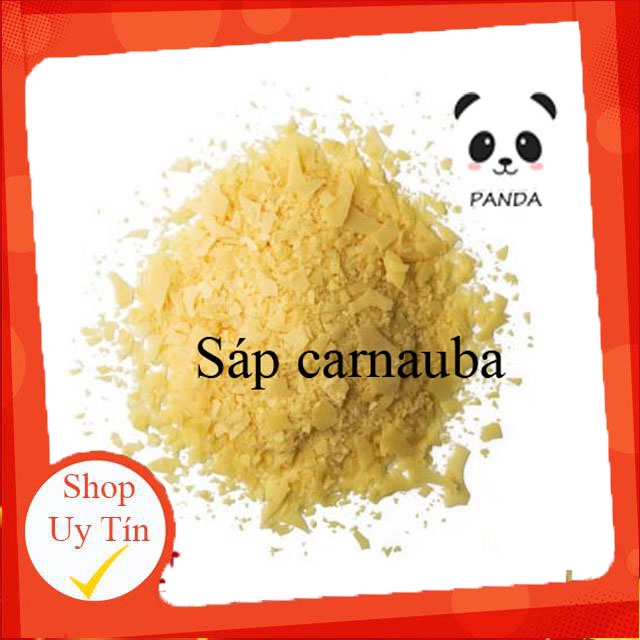 Sáp carnauba 100g Nguyên liệu làm mỹ phẩm Nguyên liệu làm son handmde <3 Panda Store