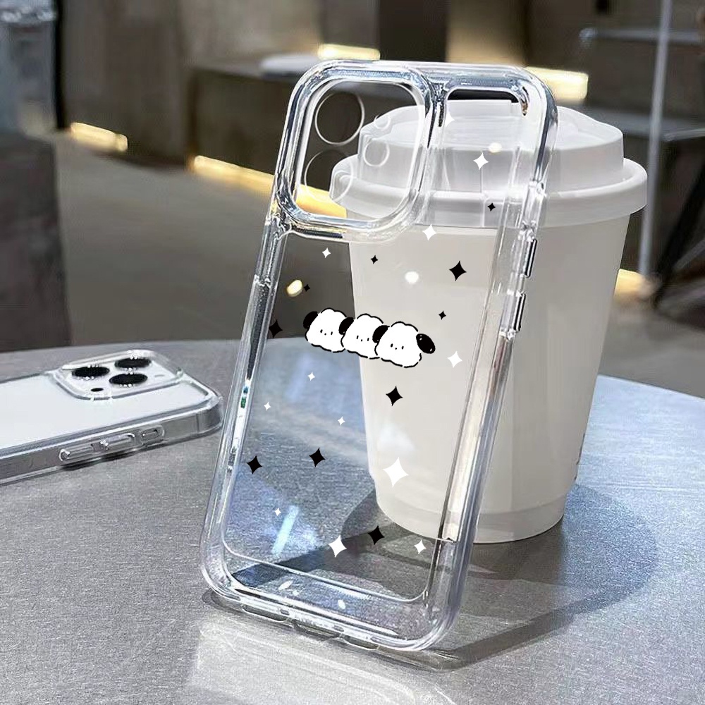 Ốp Điện Thoại Trong Suốt Hình Chú Chó Dễ Thương Cho iphone 11 13 7 8 Plus 12 13Pro Max X XS Max 7 8 SE 2020