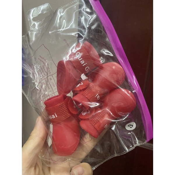 GIÀY ĐI MƯA CHÓ MÈO