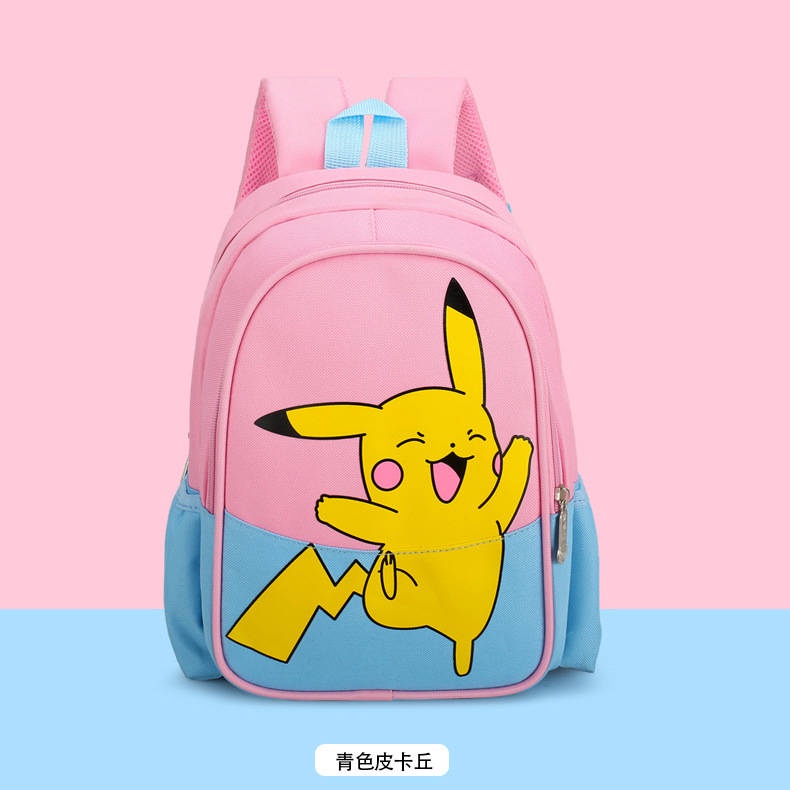 Ba Lô Đi Học Chất Liệu Nilon Hình Pikachu Cho Bé Mẫu Giáo