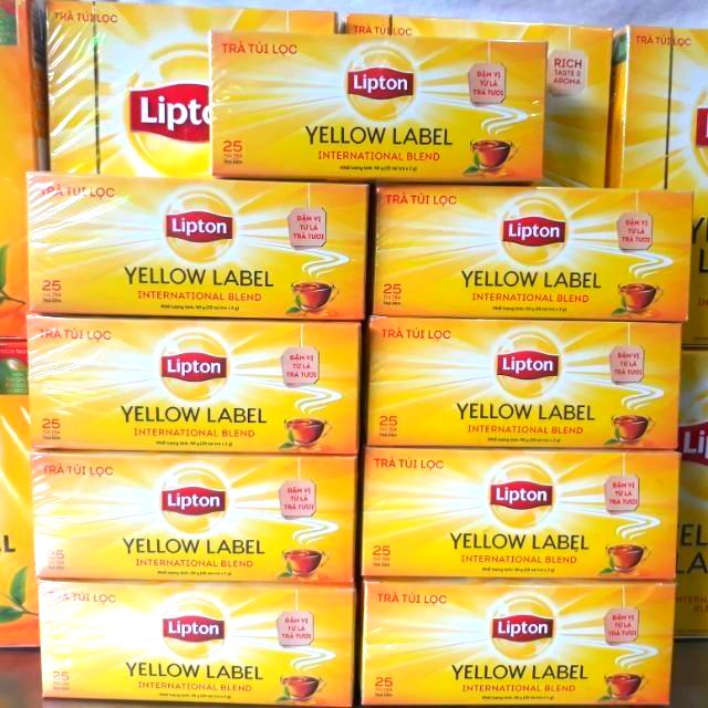 TRÀ LIPTON TÚI LỌC YELLOW LABEL 25 GÓI X 2GRAM
