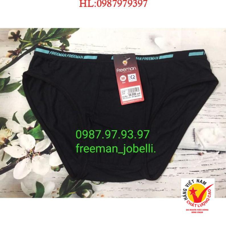 Quần lót nam Freeman 6040,6050 size thường + size đại cotton lụa[ hình thật + video