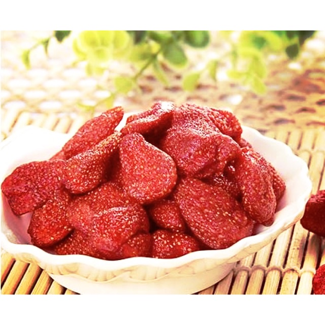 Strawberry - Dâu sấy dẻo SPICESUPPLY Việt Nam không đường nguyên vị Hũ 90g