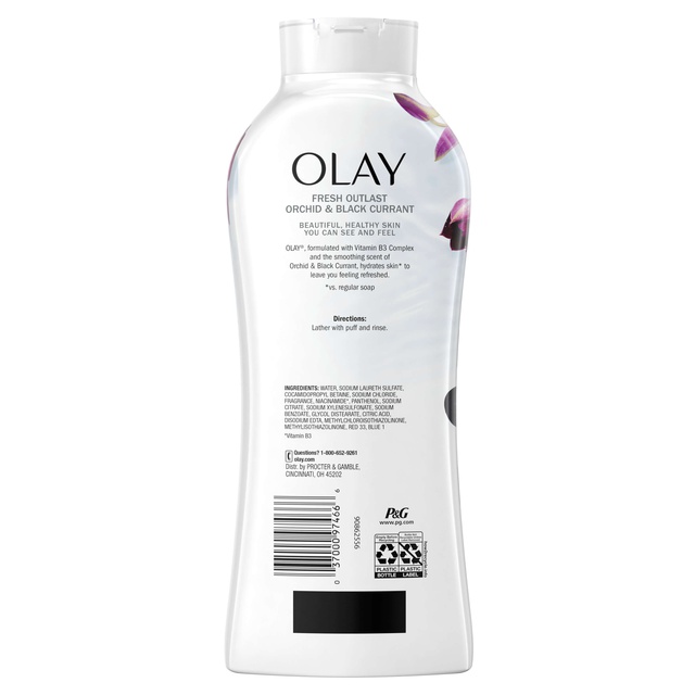 Sữa tắm Olay Body wash Soothing Orchid & Blackcurrant 650ml | BigBuy360 - bigbuy360.vn