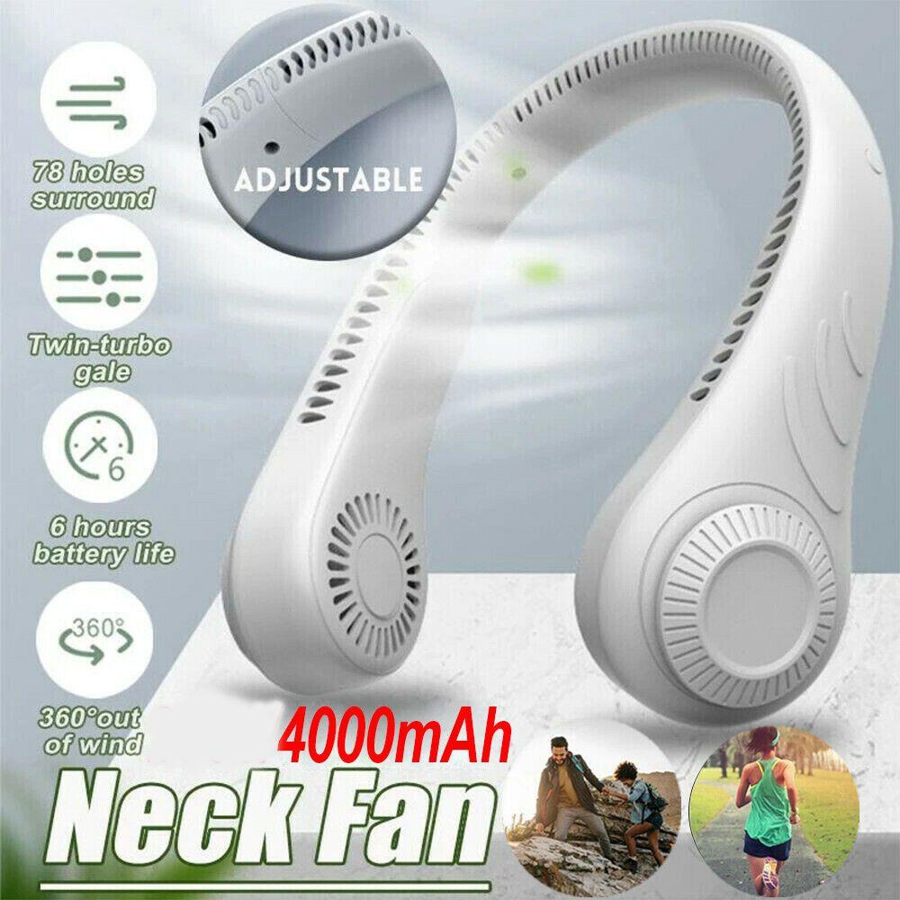 MYRONGVN Quạt Mini 4000Mah 4000Mah 78 Gắn Cổ Không Cánh Quạt Tiện Dụng