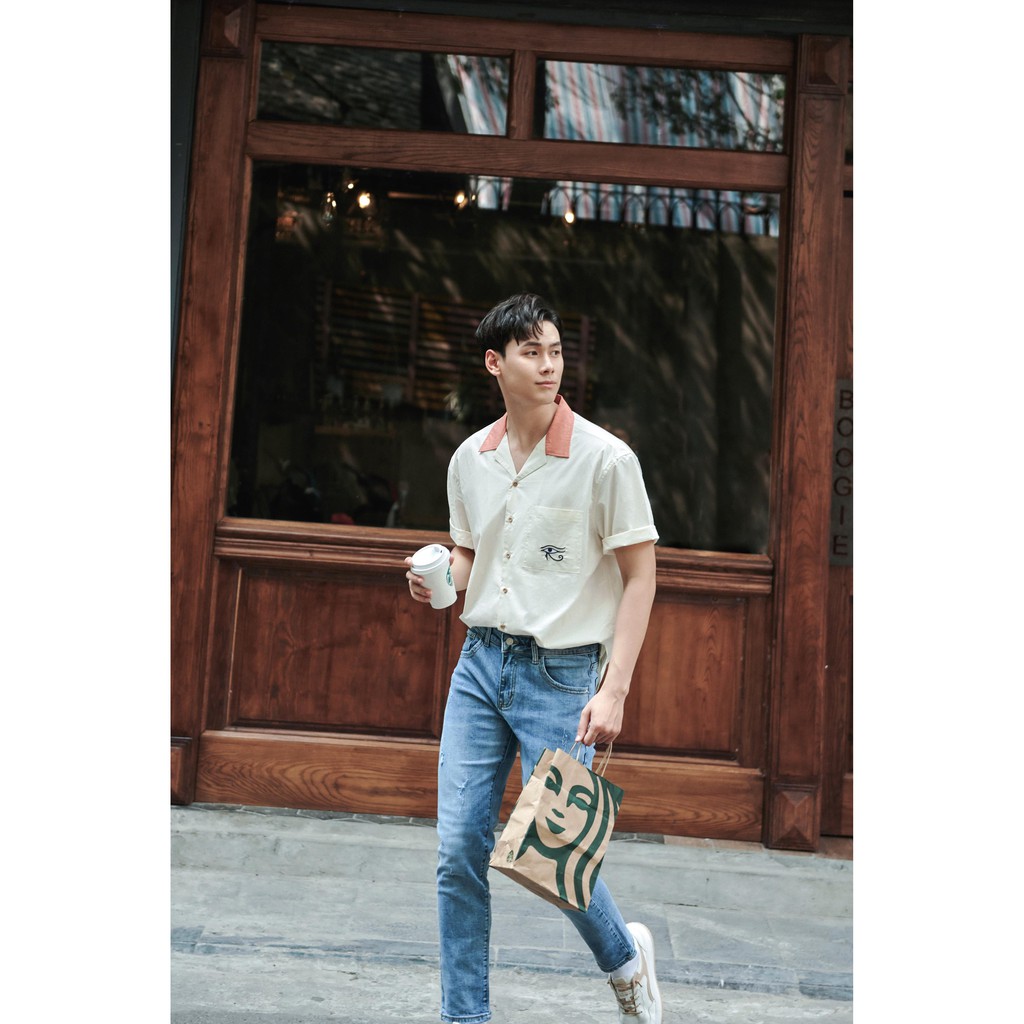 Áo sơ mi unisex oversize tay lỡ 360 Boutique - STNTK215 | BigBuy360 - bigbuy360.vn