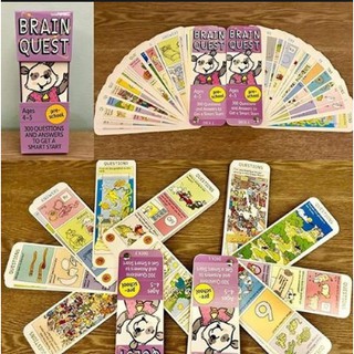 BỘ THẺ HỎI ĐÁP- BRAIN QUEST 4->5 TUỔI