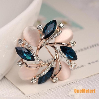 1 trâm cài áo hình hoa đính đá thời trang cho nữ