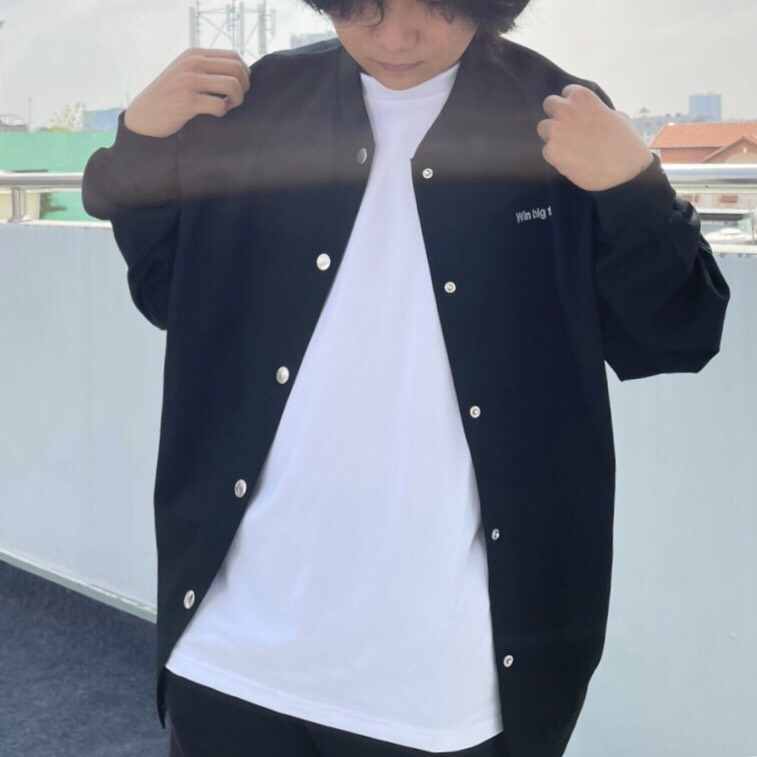 Áo Khoác Kaki BOMBER WIN BIG TIME Ulzzang Unisex 1hitshop