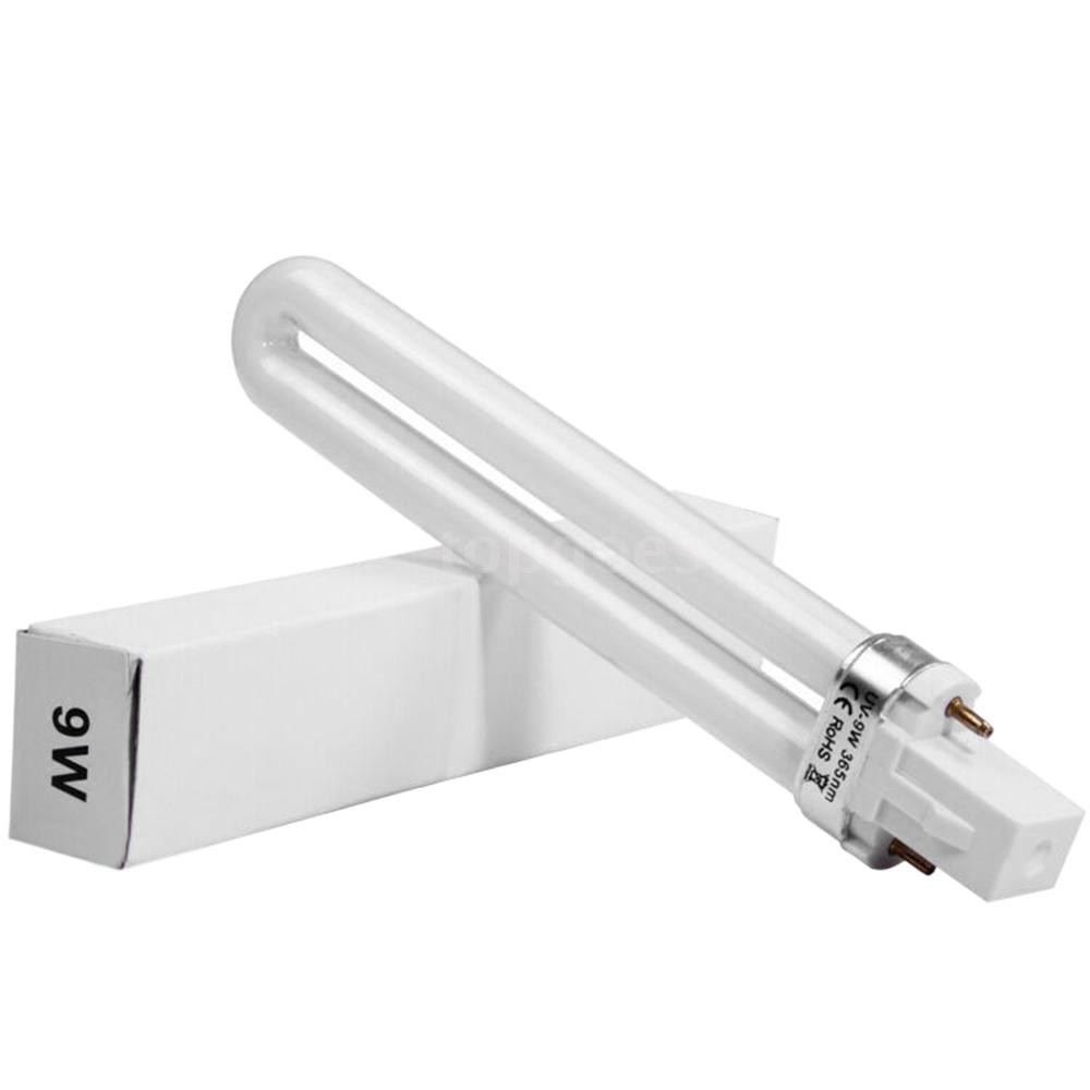Bộ 4 bóng đèn UV chữ U 9W thay thế cho đèn hong khô sơn móng tay