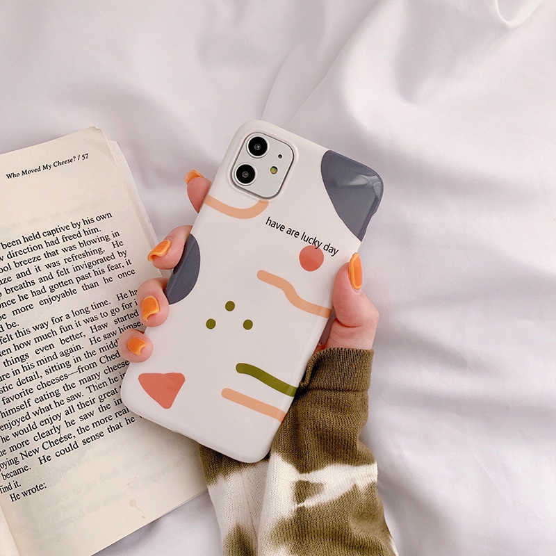 Ốp Điện Thoại Họa Tiết Hình Học Đơn Giản Cho Iphone 11pro / Max X / Xs / Xr | BigBuy360 - bigbuy360.vn