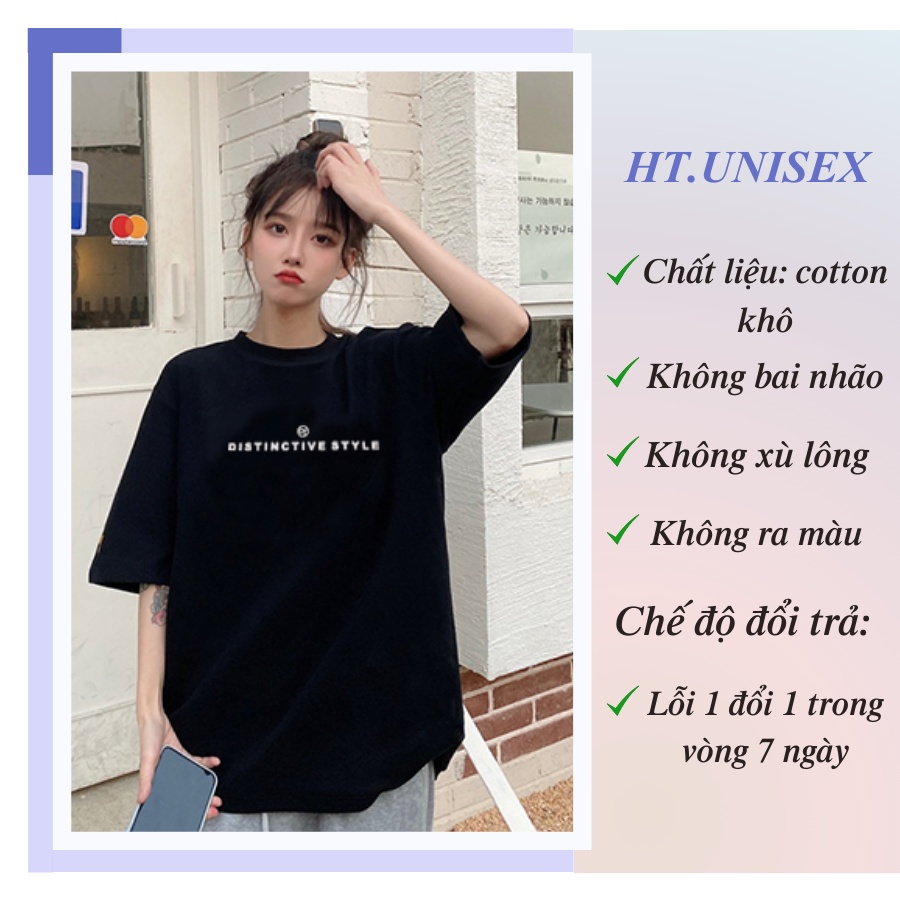 Áo thun 3158 cotton khô nữ form rộng chất dày quảng châu Distin ctive style NH4