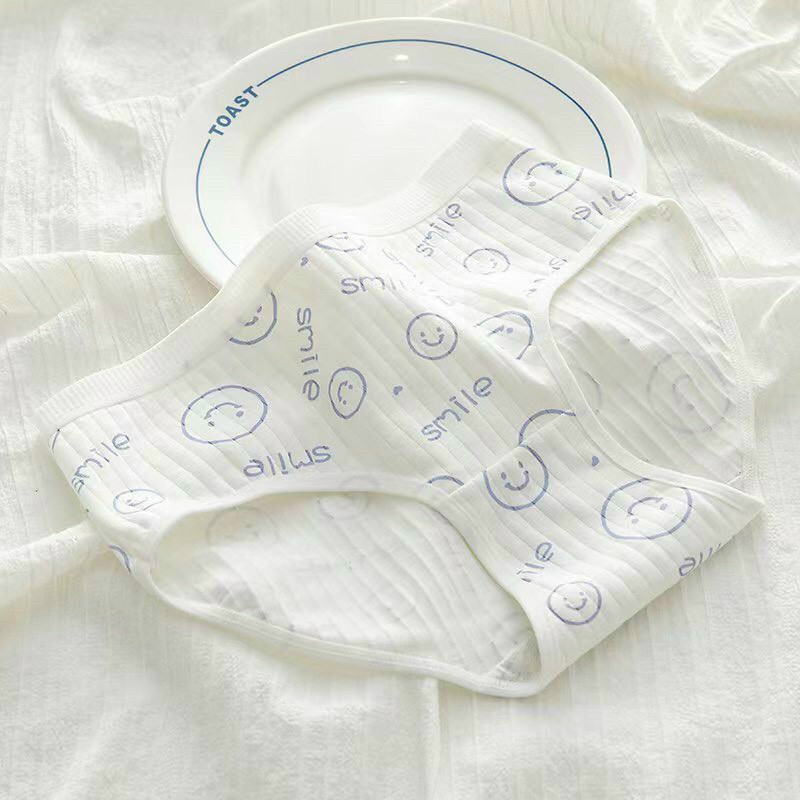 Quần Lót Nữ Cotton Smile Dễ Thương Kháng Khuẩn Mềm Mịn Min Underwear 254118