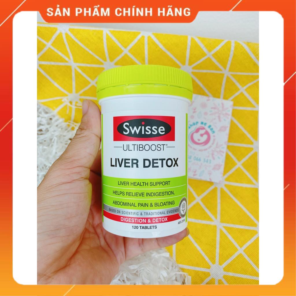 sale Viên uống Giải Độc Gan Swisse Ultiboost Liver Detox 120 viên - Úc