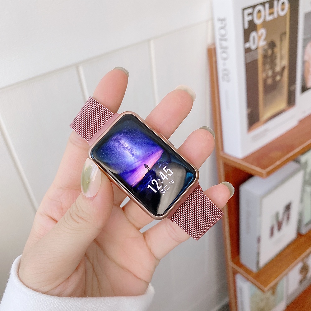 Dây Đeo Inox Cho Đồng Hồ Thông Minh Huawei watch Fit 2