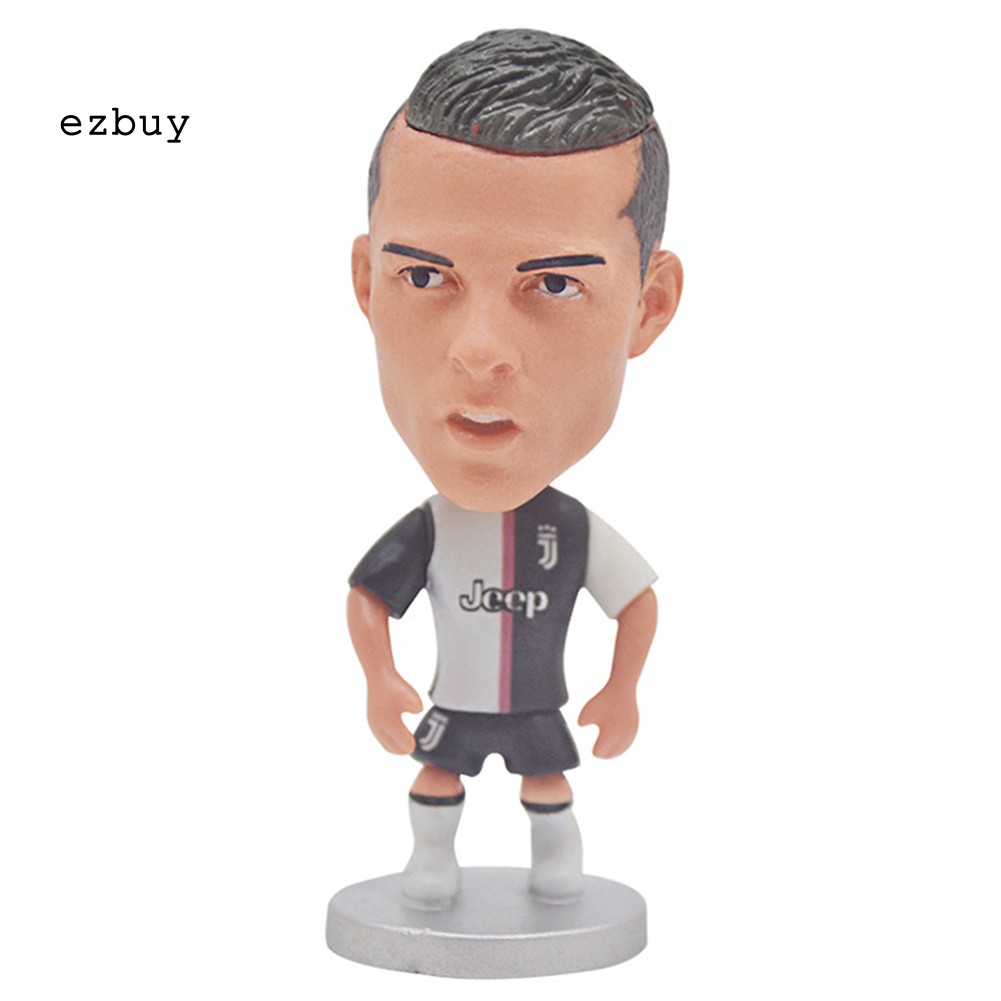 Mô hình cầu thủ đá banh 2018 Juv 7 Cristiano Ronaldo bằng nhựa PVC
