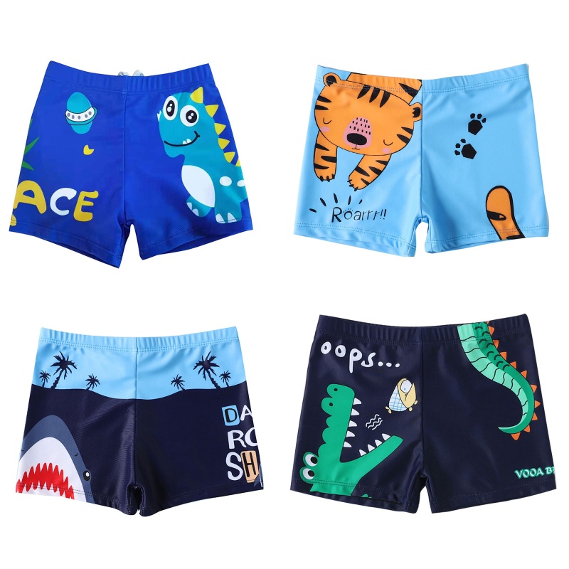 Quần Short Đi Biển Thoáng Khí Trọng Lượng Nhẹ Nhanh Khô Cho Bé Trai Từ 2-14 Tuổi