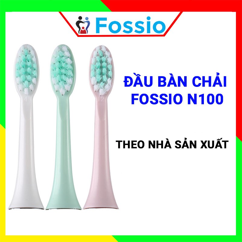 Đầu bàn chải điện thay thế của nhà sản xuất mẫu FOSSIO N100