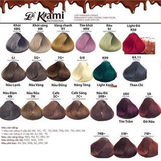 Thuốc nhuộm tóc Kami