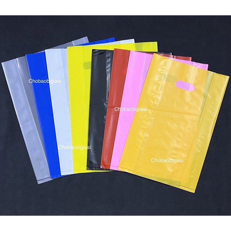 {Giá sỉ 10kg/size} Túi PE xoài màu bóng dẻo dai đủ màu (T-S-Đ-X-N-C) - đủ size, hàng chất lượng loại 1 (SP y hình)