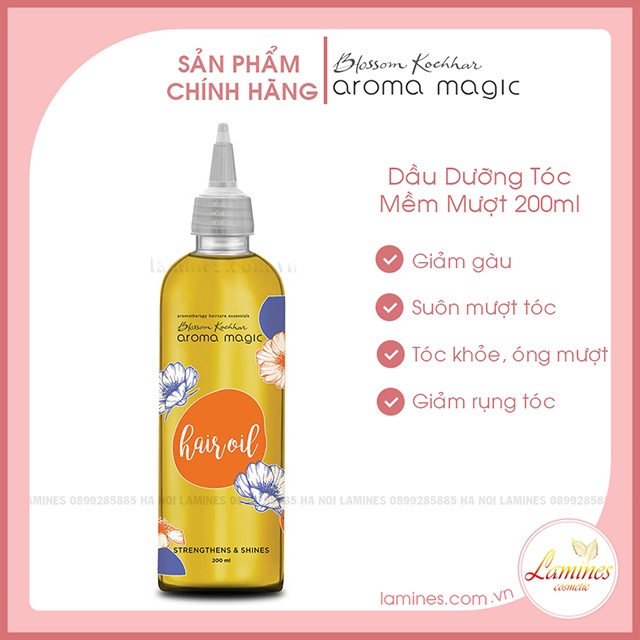 Oil Hỗ Trợ Mọc Tóc, Giảm Rụng, Làm Mượt Aromamagic | Aroma Magic Hair Oil 200ml