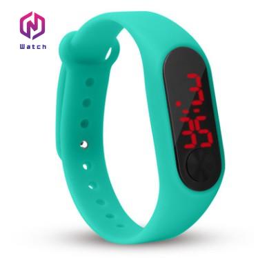 Watch Đồng hồ đeo tay màn LED UNISEX dây Silicon thể thao trẻ trung, năng động dành cho nam nữ