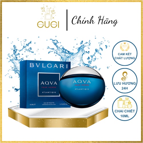 Nước hoa nam Bvlgari Aqva Pour Homme 100ML - Dầu Thơm Aqua atlantiqve