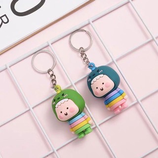 Móc Khóa Xe Khủng Long Cute
