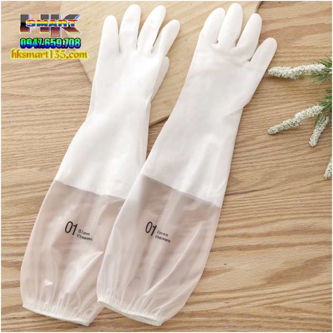 GĂNG TAY CAO SU MÀU TRẮNG SIÊU DAI , siêu bền cao cấp