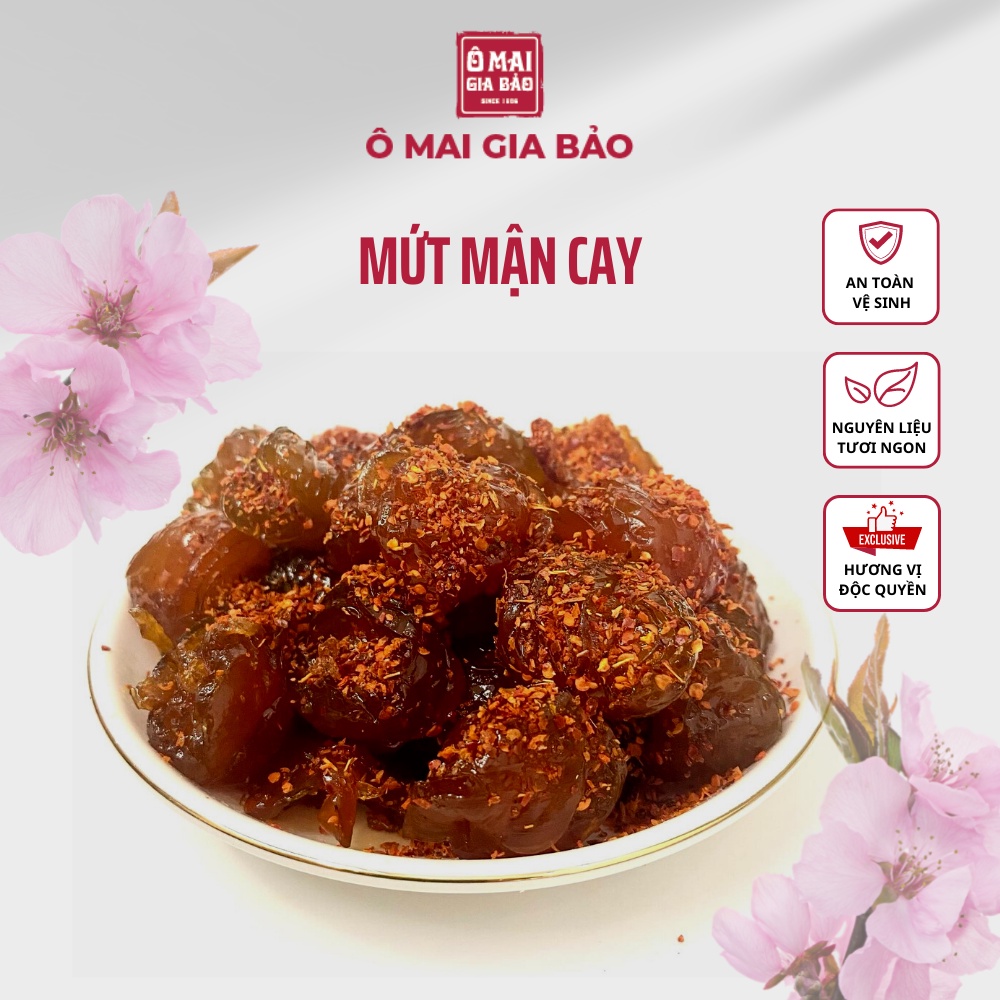 Ô Mai Xí Muội Mứt Mận Cay Gia Truyền