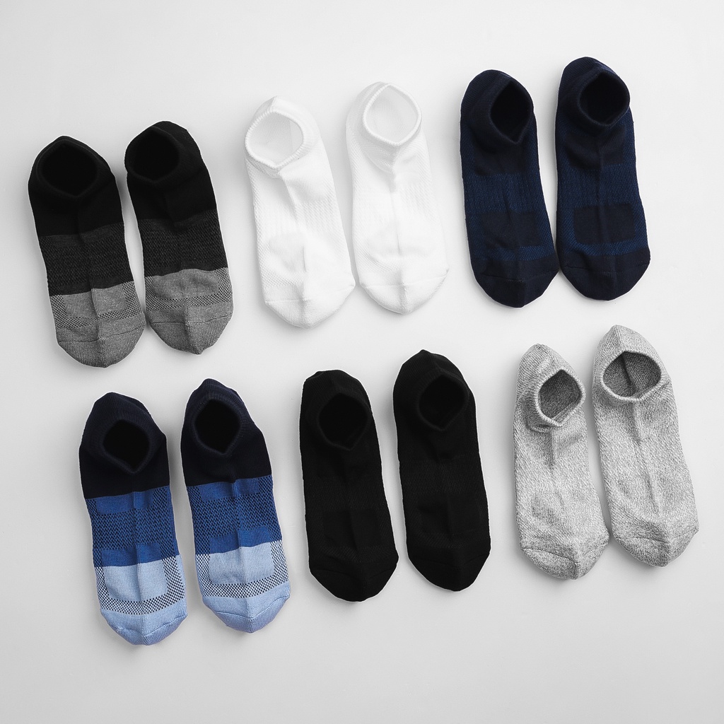 1 Đôi Tất Vớ Chân Uniqlo 3 màu thoáng khí, thấm hút mồ hôi, co giãn cao cấp xuất xịn chính hãng