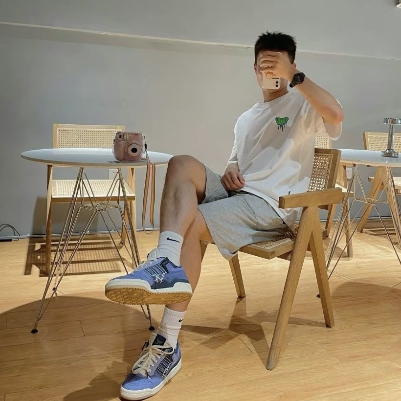 Giày thể thao cổ thấp màu trắng phong cách mùa hè thời trang cho nam và nữ