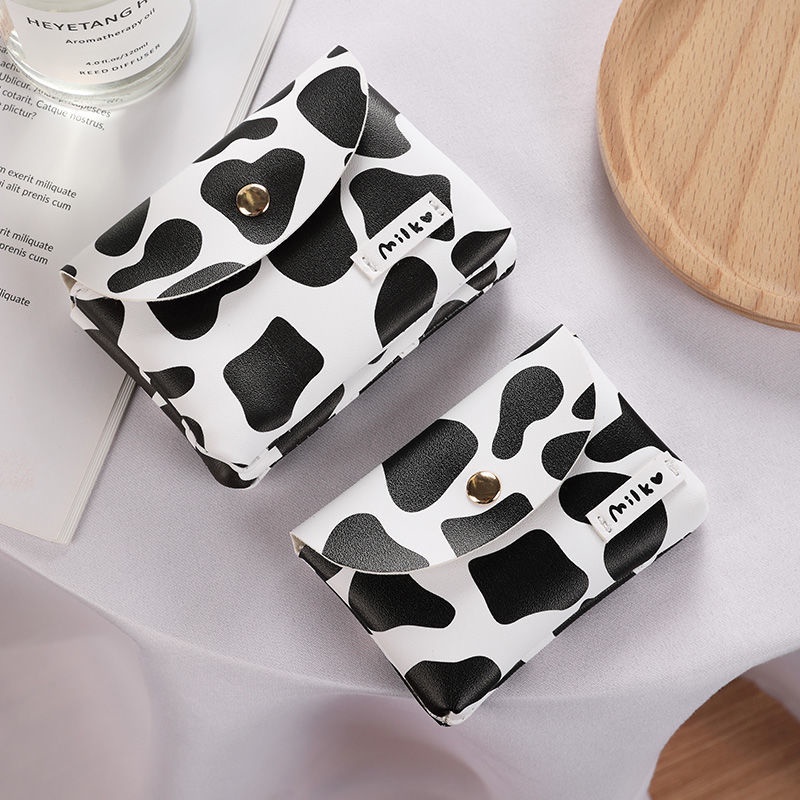 KAITIFEI Ví mini siêu mỏng họa tiết dễ thương tiện dụng