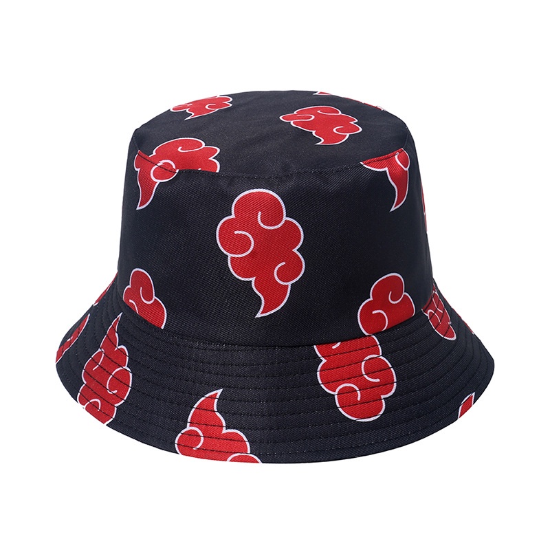 Mũ Bucket Chống Nắng In Hoạ Tiết Hoạt Hình Naruto Phong Cách Nhật Bản