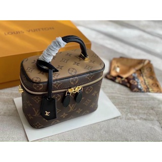 Túi cốp lv vanity hàng vip da thật full hai box ảnh thật 100%