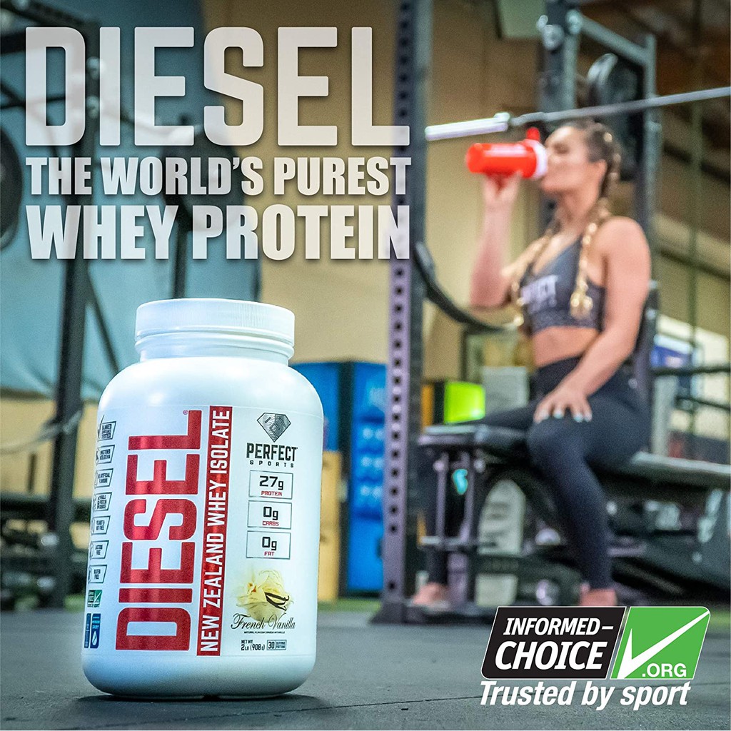 DIESEL NEW ZEALAND WHEY PROTEIN ISOLATE 5LBS - SỮA TĂNG CƠ SIÊU TINH KHIẾT PERFECT SPORTS