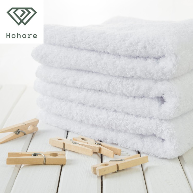 Khăn cotton màu trắng phong phú hàng chuyên dụng cho khách sạn đủ kích thước