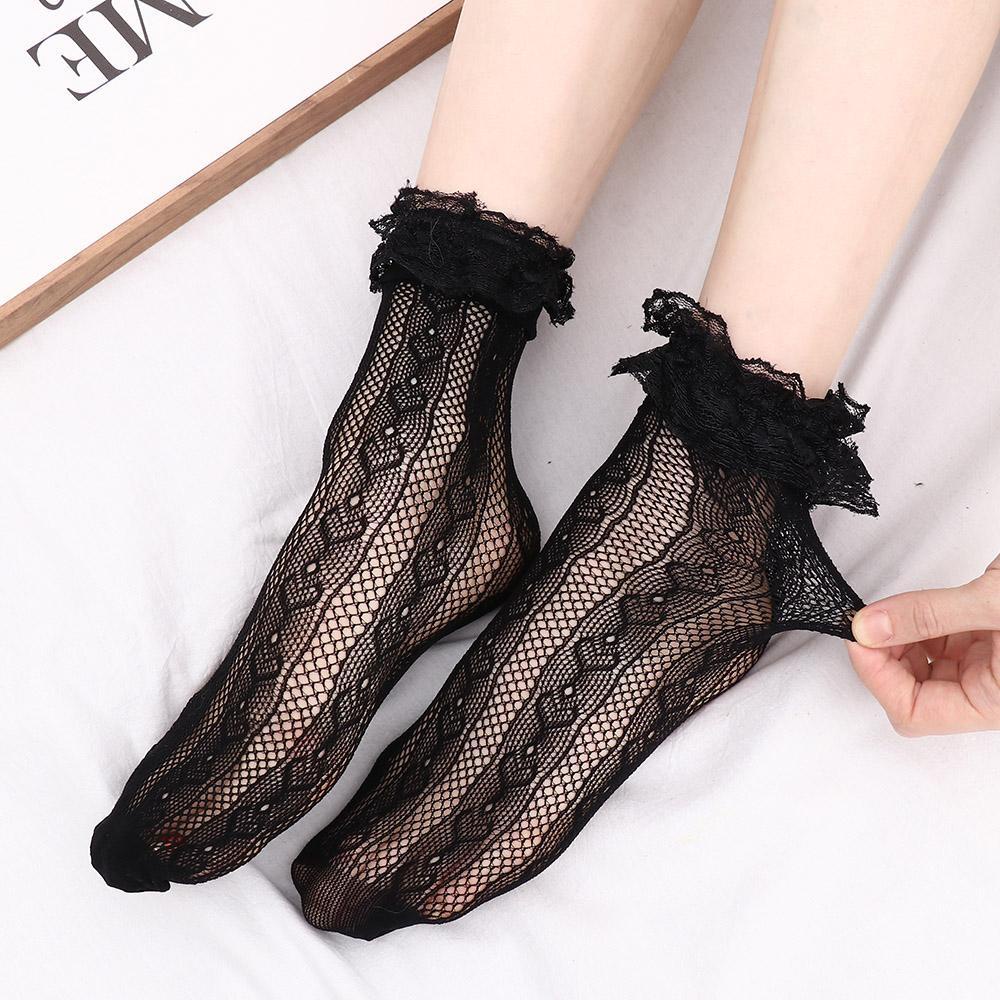 BEAUTY Tất Đầu Gối Phối Nơ Thiết Kế Hợp Thời Trang