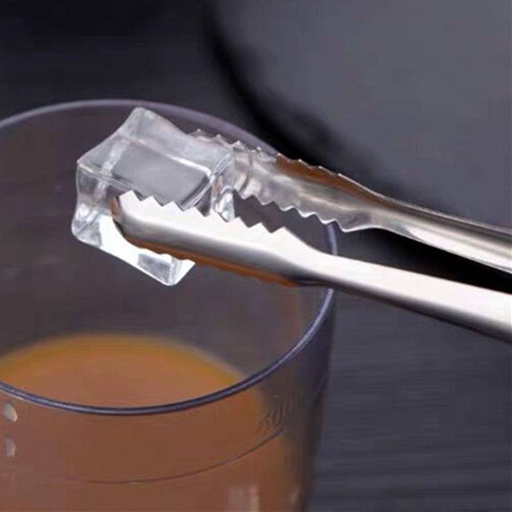 1 Kẹp Gắp Đá Bằng Thép Không Gỉ Chống Dính Cho Nhà Bếp